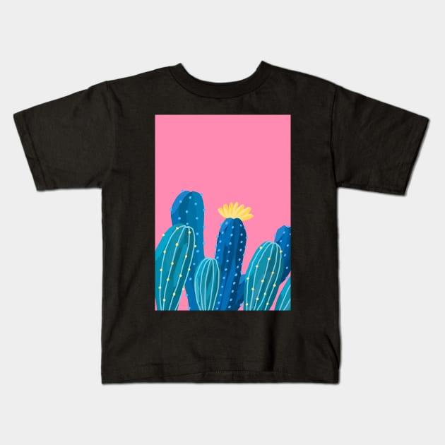 Cacti #8 Kids T-Shirt by juliealex